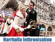 volkstümliche Inthronisation des Narrhalla Prinzenpaares @ Marienplatz München (©Foto:Martin Schmitz)